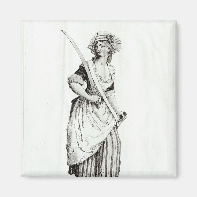 Aimant Female Sans-Culotte, 1792 (Devant)