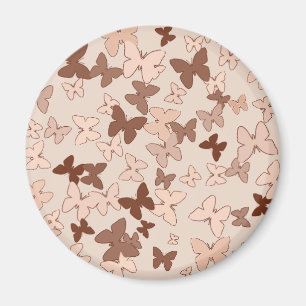 Aimant féminin neutre de papillon