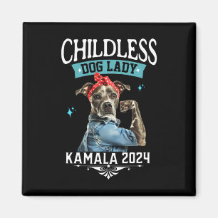 Aimant Feministe de Chien Lady United Fundy Dog