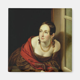 Aimant Femme à sa fenêtre ou, l'épouse d'a