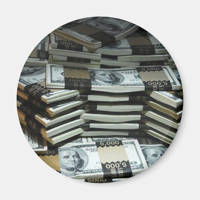 Aimant Femme à un milliard de dollars (Devant)