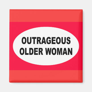 Aimant Femme âgée scandaleuse