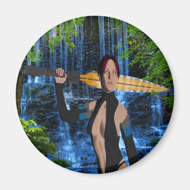 Aimant Femme amazonienne (Devant)