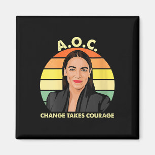 Aimant Femme Aoc Alexandria Ocasio-cortez First Femme P