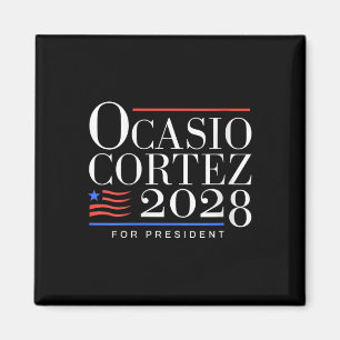 Aimant Femme Aoc Pour Président 2028 V-neck