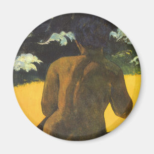 Aimant Femme au bord de la mer par Paul Gauguin, Beaux-Ar