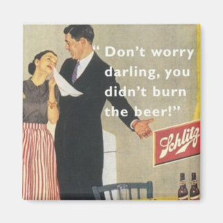 Aimant femme au foyer vintage