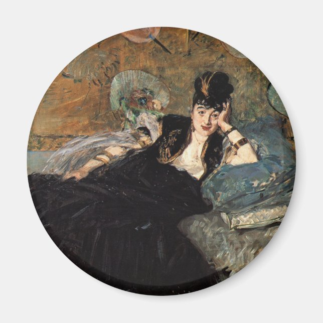 Aimant Femme avec fans (Devant)