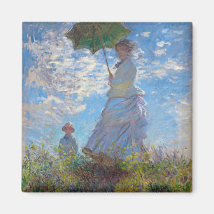 Aimant Femme avec Parasol, Monet