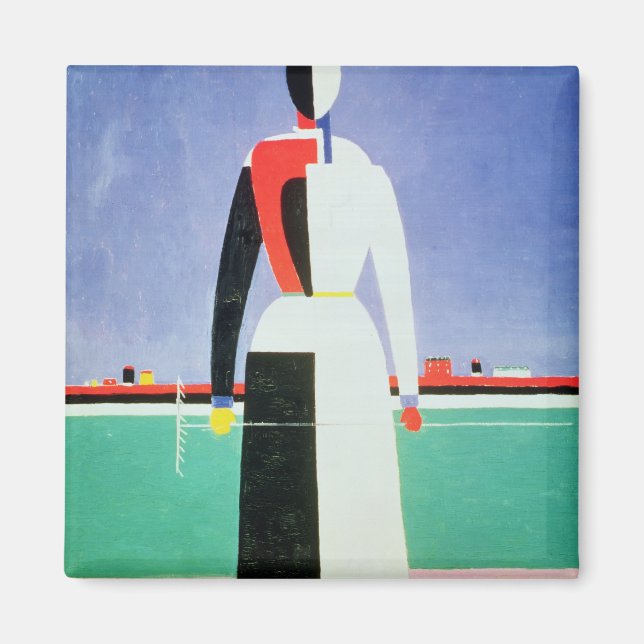 Aimant Femme avec un râteau, vers 1928-32 (Devant)