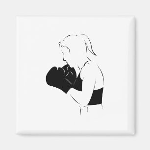 Aimant Femme Boxer