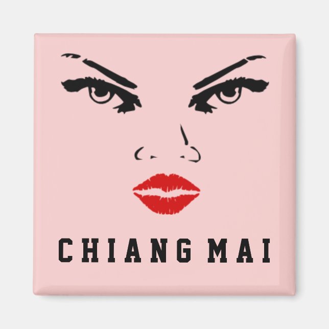 Aimant Femme de Chiang Mai, Thaïlande (Devant)