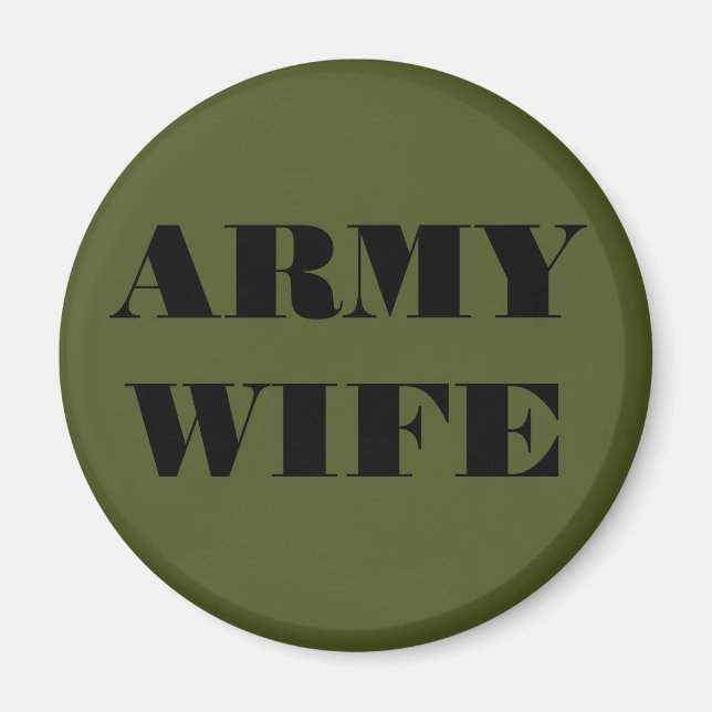 Aimant Femme de l'armée de l'aimant (Devant)