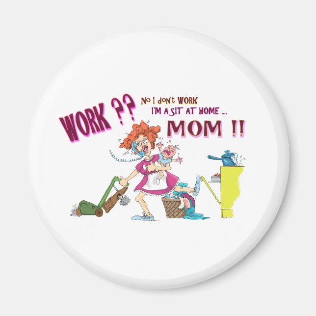 Aimant Femme de maison (Devant)