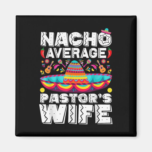 Aimant Femme de pasteur moyenne Nacho Prêcheur religieux  (Devant)