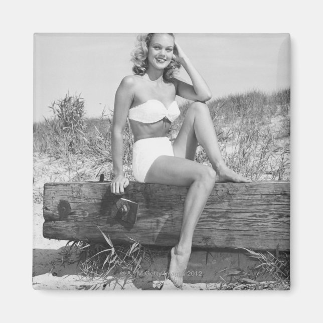 Aimant Femme en Bikini (Devant)