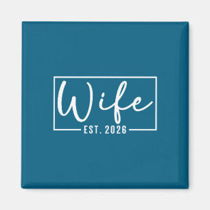 Aimant Femme est 2026 jeune couple marié mariage lune de