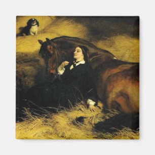 Aimant Femme et Cheval