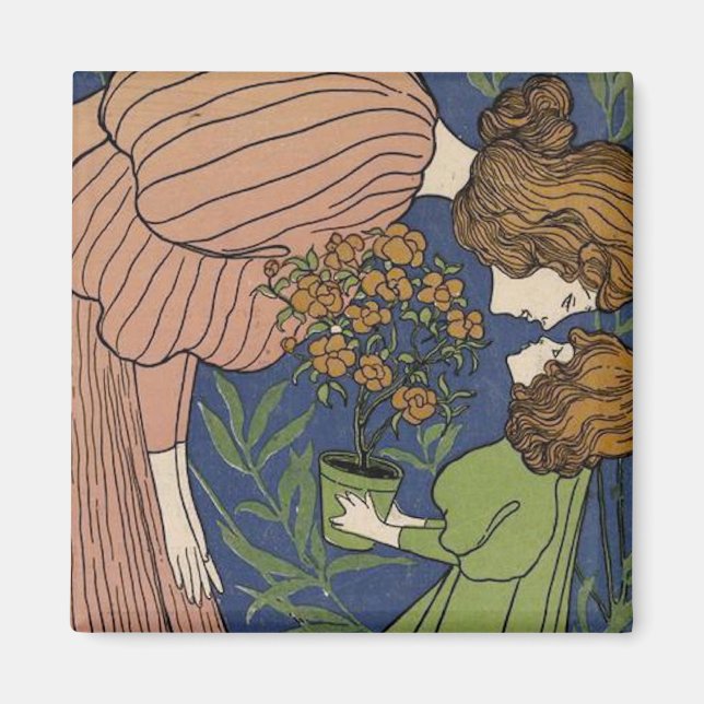 Aimant Femme et enfant (Devant)