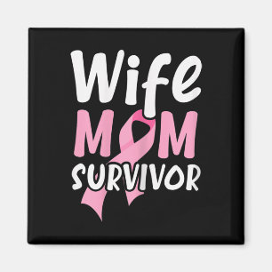 Aimant Femme Femme Maman Survivante Fier Supporter Soutie