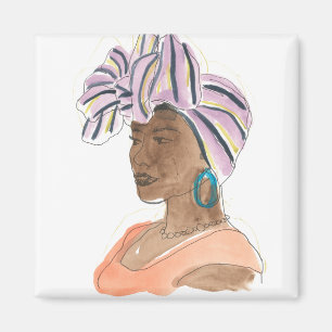 Aimant Femme forte et belle