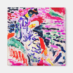 Aimant Femme japonaise au bord de l'eau, Matisse