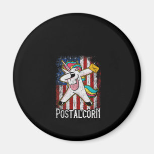 Aimant Femme Licorne De Maïs Postale Drôle Dame Postale