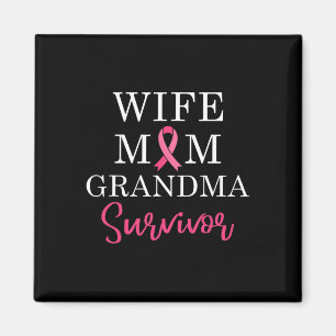 Aimant Femme Maman Grand-mère Survivante Conscience du ca