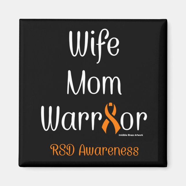 Aimant Femme Maman Warrior...RSD (Devant)
