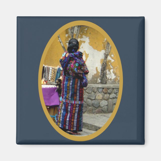 Aimant Femme maya à Panajachel Guatemala (Devant)