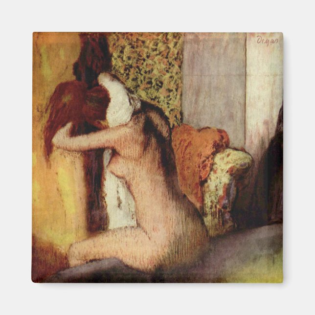 Aimant Femme Qui Sèche Le Cou (Devant)