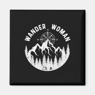 Aimant Femme Randonnée Aventure Camping Femmes Route T