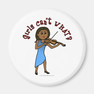 Aimant Femme sombre jouant du violon