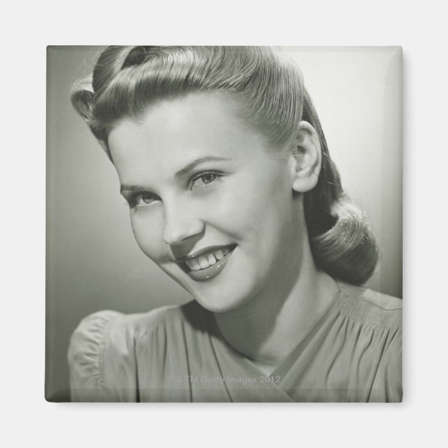 Aimant Femme souriante 2 (Devant)