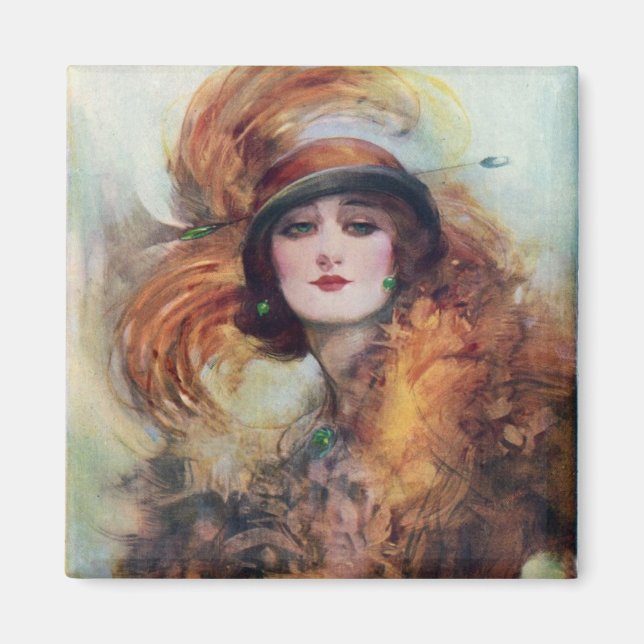 Aimant Femme victorienne (Devant)