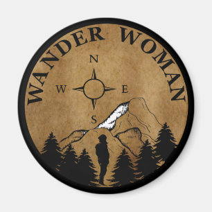 Aimant femme wander randonnée