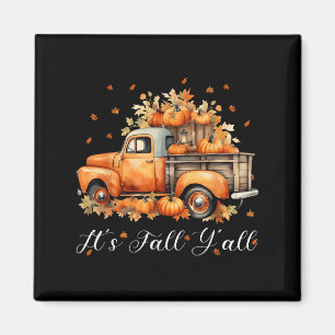 Aimant Femmes C'est l'automne les gars Camion de citrouil
