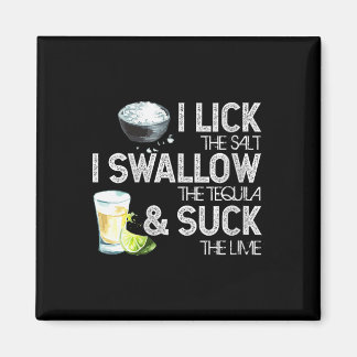 Aimant Femmes Cinco De Mayo I Lick Salt Swallow Tequila S