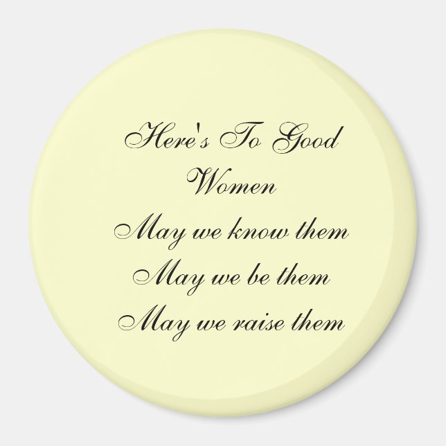 Aimant Femmes de bonne qualité (Devant)