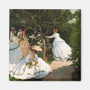 Aimant Femmes de Monet dans l'aimant de jardin