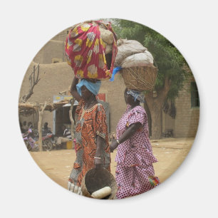 Aimant Femmes du Mali au marché de lundi, Djenne-2