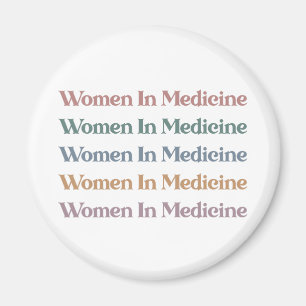 Aimant Femmes en médecine Rétro Futur Infirmière Med Étud