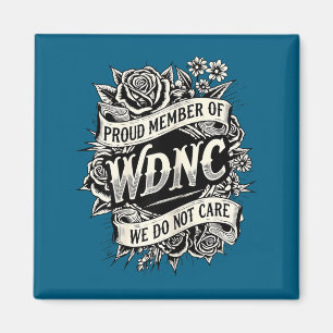 Aimant Femmes fières wdnc nous ne nous soucions pas des c
