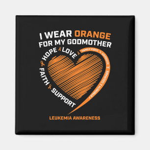 Aimant Femmes Hommes Je Porte De L'Orange Pour Ma Godmère