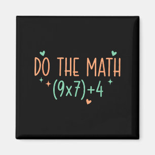 Aimant Femmes Math 67 Mème Six Sept