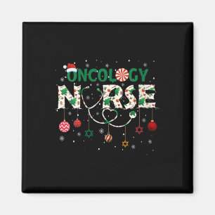 Aimant Femmes Oncologie Infirmière Noël Père Noël Favori 