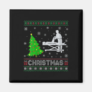 Aimant Femmes physiothérapeute Xmas Arbre éclairage laide