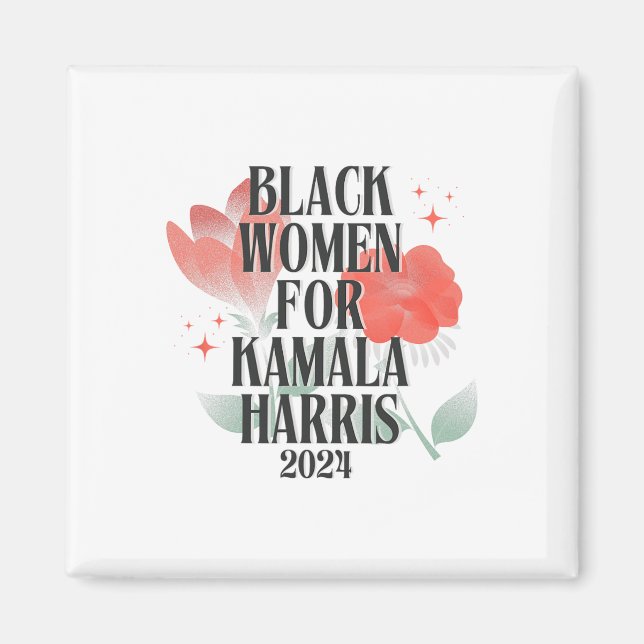Aimant Femmes Pour Kamala Harris Pour L'Élection Présiden (Devant)