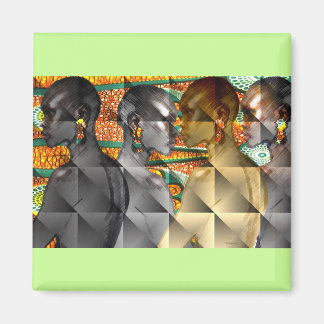 Aimant Femmes tribales d'Afrique