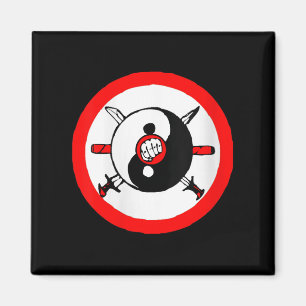 Aimant Femmes Yin Yang Tai Chi Arts Martiaux Épée Et Fis